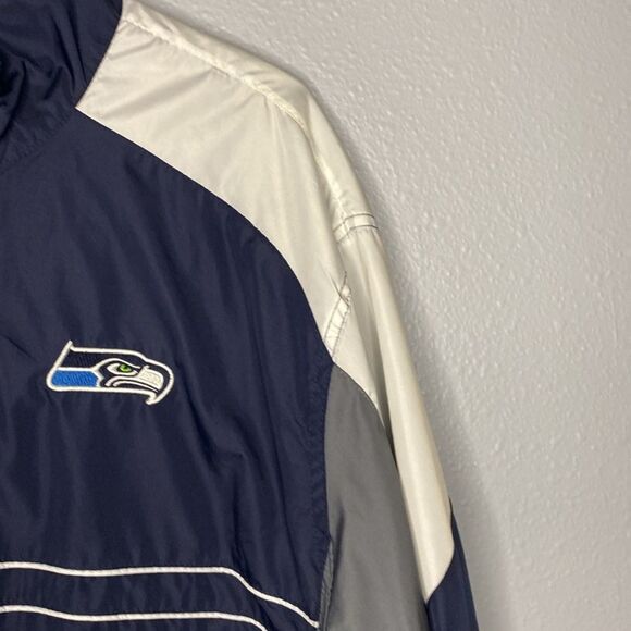 NFL Seattle Seahawks Full Zip Wind Breaker Size XL - Picture 4 of 10
